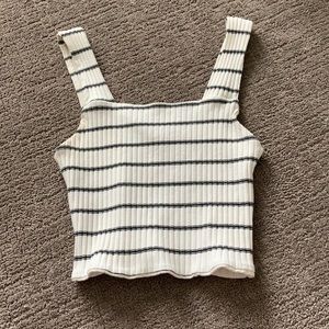 girls american eagle crop tank